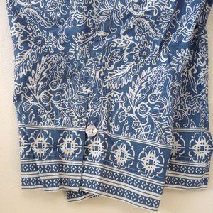 NorthStyle cotton blue white cropped paints